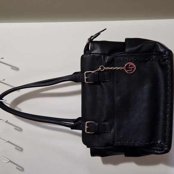 Black leather tote bag - Picture 1 of 10